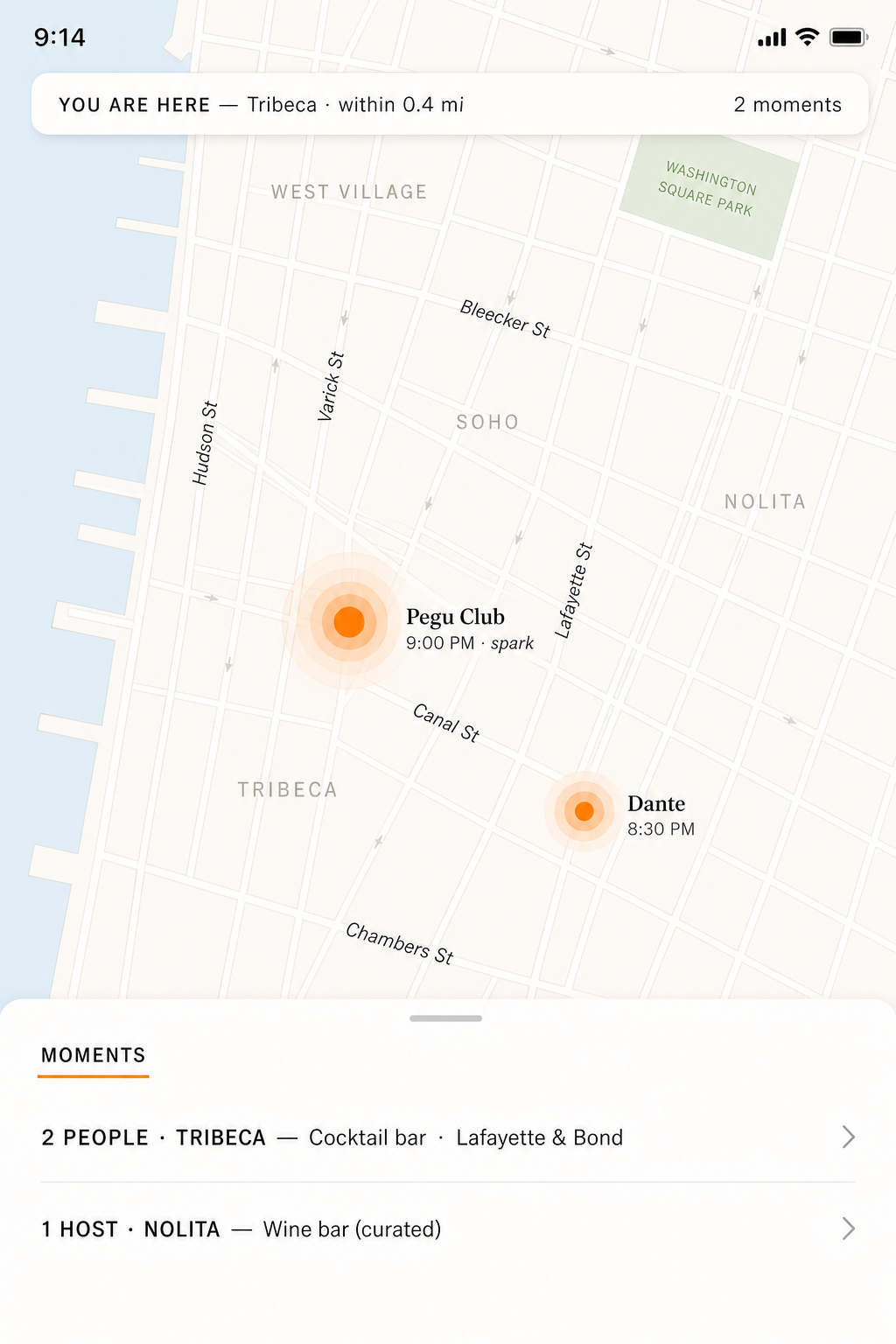 Map view