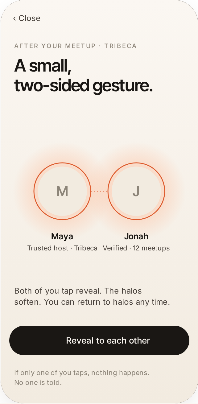 Mutual reveal